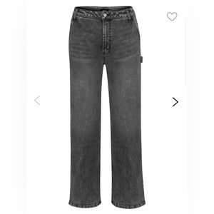 Fez High-Rise Straight-Leg Jeans